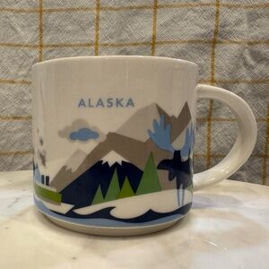 Alaska Scenic Mug - White and Blue - 2017 You Are Here Series